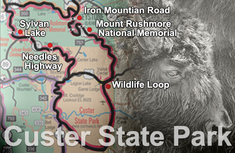 Custer State Park map